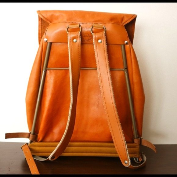 beckmann leather backpack
